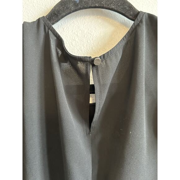 Banana Republic Women’s S Sheer Blouse cold shoulder Office Siren work corporate - Picture 7 of 10